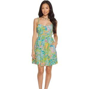 Lilly Pulitzer Christine Dress Size 4 Multi Sea Salt and Sun NWT